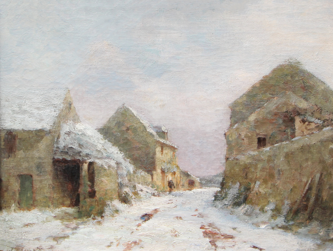 Village sous la neige - Cliquez sur l'image pour la fermer