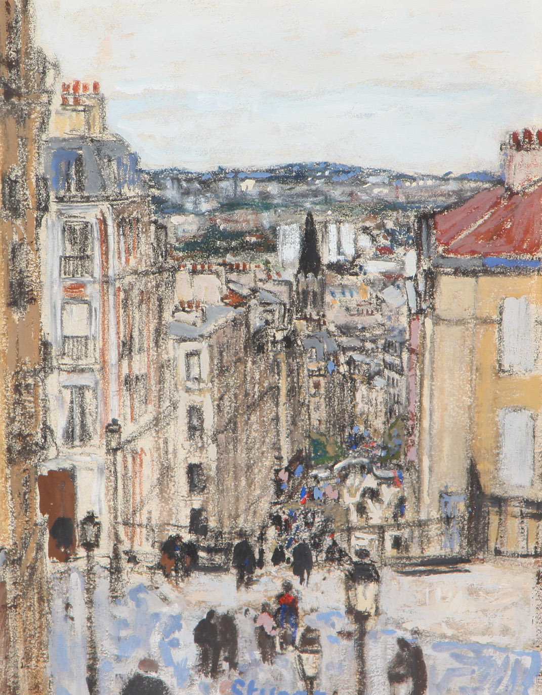 A Montmartre - Cliquez sur l'image pour la fermer